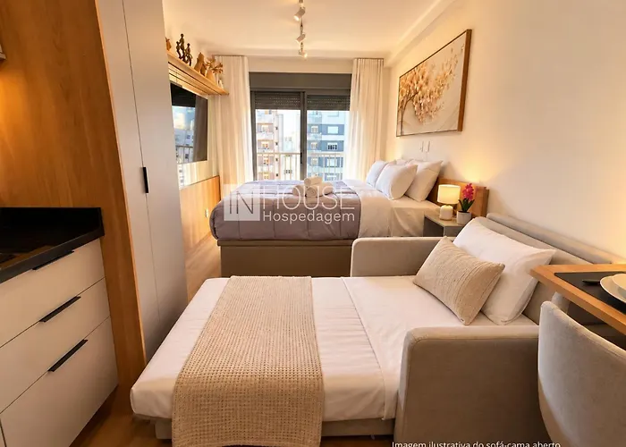 Apartamento Skyglass - - In House Porto Alegre